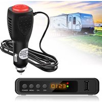 FREE View Caravan Camping Vehicle Decoder DVB T2 Tv Tuner DVB-T2 Car Tuner Digital TV Receiver DVB C H.265 HEVC TVs Receiver