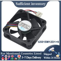 G5015M12D1+6 12V 0.2A 50*50*15mm 4-Wire DC Vehicle Audio Cooling Fan cable lengeth 9.5cm only