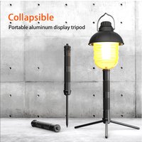 Outdoor Light Rack Tripod Ground Nail Foldable Aluminum Alloy Multifunctional Light Portable Ptz Camping Lamp Camera Antirust