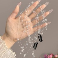 NEW Beautiful Women Girl Mermaid Beads Tassel Hair Clip Sweet Ponytail Duckbill Hair Accessories Headwear