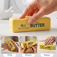 Butter Squishy Soft Slow Rising Squeeze Toys Butter Stick Squishy Fidget Toys Stress Balls Squishies for Office Desk Toys Gifts