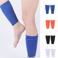 Football Shin Guard Soccer Adult Teens Child Protection Shin Sleeve Socks Running Breathable Soft Sport Shin Guard Covers