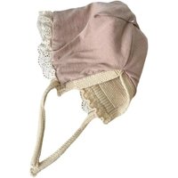 New Ruffle Lace Baby Hat Keep Warm Solid Color Knitted Wool Hat Ear Protection Cap Boys Girls