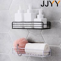 JJYY Bathroom Shelf Kitchen Organizer Shelves Iron Shower Caddy Storage Rack Shampoo Holder for Bathroom and Kitchen Storage