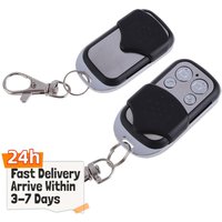 433MHz Replacement Door Opener Remote Control Fobs Electric Gate Cloning Remote Control Keychain for Car Garage Door Gate