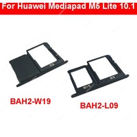 Sim Card Tray For Huawei MediaPad M5 Lite 10.1inch BAH2-L09 BAH2-W19 Tablet PC 4G LTE WIFI Tray Card Slot Replacement Parts