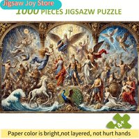 1 Box of Greek Mythology Scene Puzzle, 50*70cm/19.7*27.6 inches, Educational Leisure, DIY Enthusiasts, Art Decor. A Truly Per
