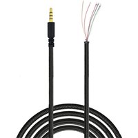 Headphone Cable 3.5mm Male Plug Jack Connector Audio Cord Line for Hyper X Cloud II Core Pro Cloudx -Stinger Revolver S