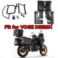 35L Motocycle Luggage Box Aluminium Alloy Pannier Side Case Suitcase Storage Trunk Top Box Fit for Voge 525DSX DS525X 2024