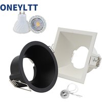 Recessed Mount Frame GU10/MR16 Lamp Holder Bathroom Spot Lighting Bracket SocketLamp Holder Socket Fitting Spot Lighting Fixture