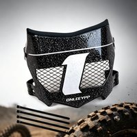 LINGQI RACING Plaque d'immatriculation avant de moto, garde-éclaboussures ventilée noire, style Moto Cutz, pour Talaria Sting Dirt E-bike Scooter