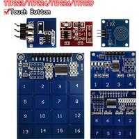 TTP223/TTP224/TTP226/TTP229 Jog Digital Touch Switch Sensor Digital 1/4/8/16 channel Touch Key Capacitive Module TTP223B