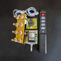 HiFi Infrared Remote Control Volume Potentiometer 4-in-1-out Audio Switching Switch Board Signal Selector Board Japanese ALPS