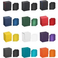 Trading Card Deck Box Lightweight Holds 100 Trading Card Durable with Baffle Holder for TCG Collectible Cards Card