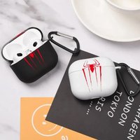 Red Spider Airpod Case Man Black and White Earphone Cover for AirPods 2 3 Pro 2nd Generation Case Gift for Friends