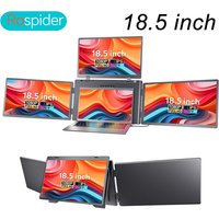 Rospider 18.5 inch Triple Screen Extender 1080P IPS Portable Monitor Gaming Display for 12 to 18 inch Laptop MacBook Windows