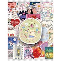 AliExpress Charile 10/30/50PCS Fairy Tale Style Graffiti Stickers Kawaii Girl Cartoon Decoration Decals DIY Suitcase Laptop Phone Bike INS Sticker