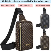 Unisex Patterned Sling Bag Multi-color Elegant Style for Daily Commuting Outings High-end Practical Versatile Portable Bag