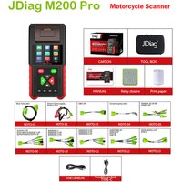 JDiag M200 Pro Scanner de Diagnostic avec Honda ECU Remap Scanner testeur de batterie codes de défauts du système ABS pour moto universelle
