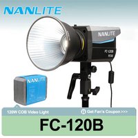Nanlite FC-120B Bi-Color 145W 2700K-6500K LED Spotlight Photography Lighting Fill Light for Outdoor Video Studio Live