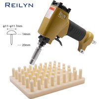 Pneumatyczna gwoździarka do pinezek T1170 pistolet do rysowania 14mm (0,55 ") pistolet do zszywania pinezek do mebli Sofa ramka na zdjęcia dekoracja ścienna