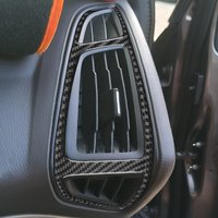 For Ford Focus MK3 2012-2018 Carbon Fiber Dashboard Both Side Air Outlet Vent Panel Trim Cover Car Interior Accessories Sticker