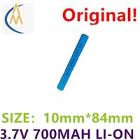 buy more will cheap 3.7V flashlight battery 10840 lithium rechargeable battery 14500 lithium battery 700MAH 2.0 plug