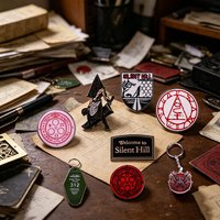 Silent Hill Horror Movie Game Pins Backpack Clothing Brooches Metal Badges Fashion Jewelry Accessories
