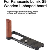 FOTGA S9 Quick Release L Plate Bracket Holder Hand Grip For Panasonic Lumix S9 Digital Camera For Arca Swiss Tripod Head Stabili