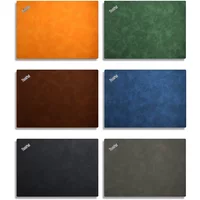Crazy Horse PU Leather Skin Sticker Cover for Lenovo Thinkpad T14 T14s T15 T16 P16 E16 Z16 Gen1 Gen2 Gen3 Gen5 Gen6 Series