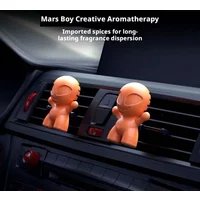 2026 New Mars Boy Car Perfume Solid Diffuser Air Vent Clip Odor Eliminator Cute Dashboard Decor Auto Interior Accessories