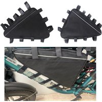 Big Size 60V 72V E-BIKE Electric Bicycle Triangle Battery Bag Black Bicycle Frame Triangle Bags