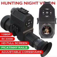 Megaorei NK007 Plus Integrated Night Vision Scope Hunting Camera Monocular Attachment with Built-in 850nm Infrared IR Flashlight