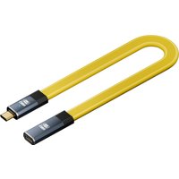 USB 3.2 Type C Male to Female Extension Cable 20Gbps 100W PD 8K@60Hz Fast Charging Data MacBook, Galaxy, Laptop Tablet Phone