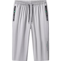 Summer Outdoor Running Fitness Lightweight Breathable Sports Leisure Shorts Men's Fashionable and Trendy Loose Ice Silk Shorts