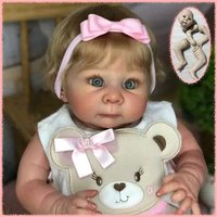 New Limited Edition Lizzy 19inch Unfinished Unpainted Unassembled Blank Reborn Doll Kit DIY Doll Parts for Artitst Not Toy