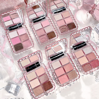Gogotales Makeup Eye Shadow Plate Glitter Korean Light Make up Matte Shimmer Waterproof 6 Color Eyeshadows Palettes