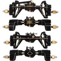 Brass Front Rear Portal Axles with Steel Gears for RedCat 1/18 RC Ascent18 Ascent-18 Truck Model Upgrade Accessories Parts