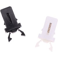 10pcs Trash Can Plastic Lock Self-Locking Switch Replacement Catch Compatible Touch Lid Bin Latch Black White Repair Clip