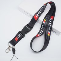 Neck Straps Lanyard Key Cell Phone Work ID Card Hanging Rope For Audi RS RS5 RS6 A3 Q5 Q7 Q3 A4 A6 A5 A1 A8 Q8 Q2 A7 Accessories