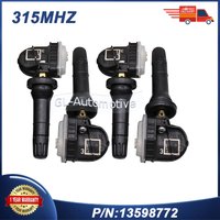 Set of (4) TPMS 13598772 Tire Pressure Sensor for Chevrolet Equinox Malibu Silverado Spark GMC Sierra Terrain 23445327 315MHz