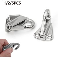 1/2/5 Pcs Fender Hook Snap Stainless Steel 316 Spring Locked Fending Hook Attach Rope Boat Sail Boat Marine Hardware Durable