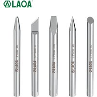LAOA Externally Heated Blunt Pointed Flat Blade Horseshoe Shaped Electronic Welding Soldering Iron Tip
