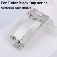 For Tudor Black Bay Series M7941A M79360N Adjustable Watch Band Clasp 18mm Stainless Steel Fine-tuning Folding Buckle