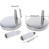 2pcs Toilet Seat Hinges Soft Release Quick Fit Replacement Universal Stainless Steel Toilet Seats Top Fix Hinge DropShipping