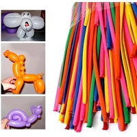 200Pcs Long Twisting Magic Balloons DIY Animal Modeling Balloon Stick Wedding Birthday Party Holiday Home Decoration Supplies