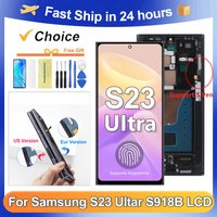 S23 Ultra For Samsung For AMOLED S918B S918U S918W S918N S9180 LCD Display Touch Screen Digitizer Assembly Replacement