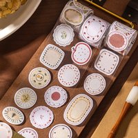 Journal GO 3.5x200cm Kawaii Floral Print Label Sticker Tape Creative Collage Handmade Journal DIY Diary Album Scrapbook Decor