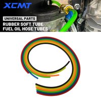 Motorcycle ATV Scooter 1M 3M 5M Universal Carburetor Rubber Pip Temperature Resistant Hose Gasolene Pipe Color Oil Pipe High