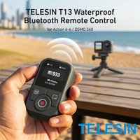 TELESIN Bluetooth Remote Control For DJI OSMO Action 6 / 5Pro / 4 / OSMO 360 Camera Accessories HD Color Screen Display
